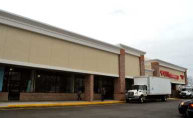 The North Shore Farms supermarket site, as shown in July 2018.