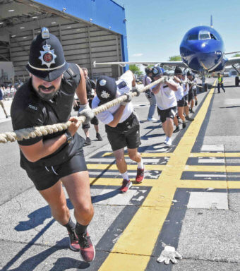 Bloody great day at the Jack’s Pack JetBlue Plane Pull