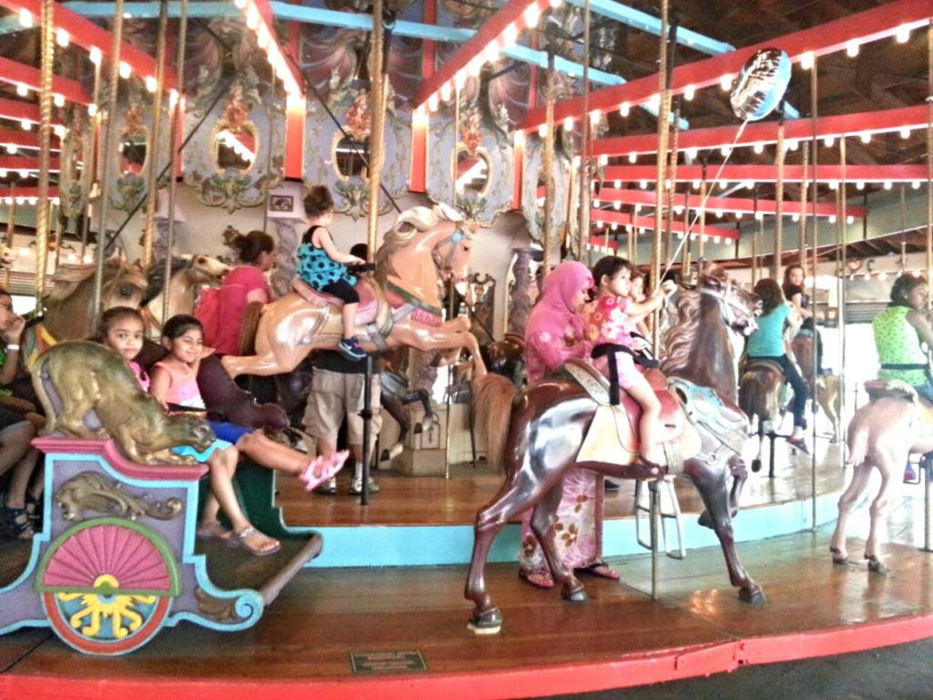 Children still revel in the Forest Park Carousel today