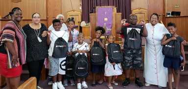 Far Rockaway students receive new supplies ahead of school year
