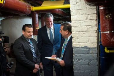 Mayor announces new measures to improve heating at NYCHA developments