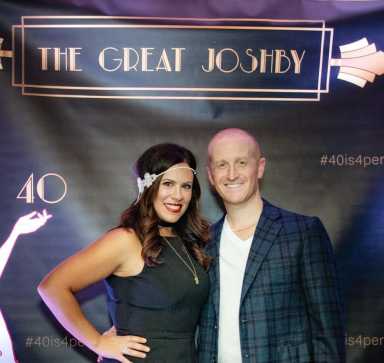 Josh and his wife, Tracey