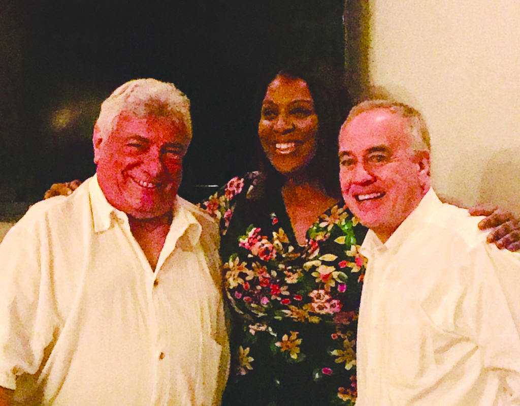 Frank Seddio, Attorney General-elect Letitia James and State Comptroller Tom DiNapoli