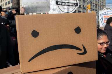 A new poll says 60 percent of Queens residents approve of the deal that will bring Amazon to Long Island City but opponents call it meaningless.