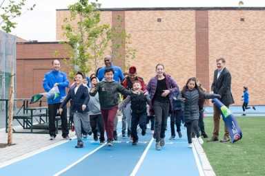 East Elmhurst’s IS 227 opens new student-designed playground