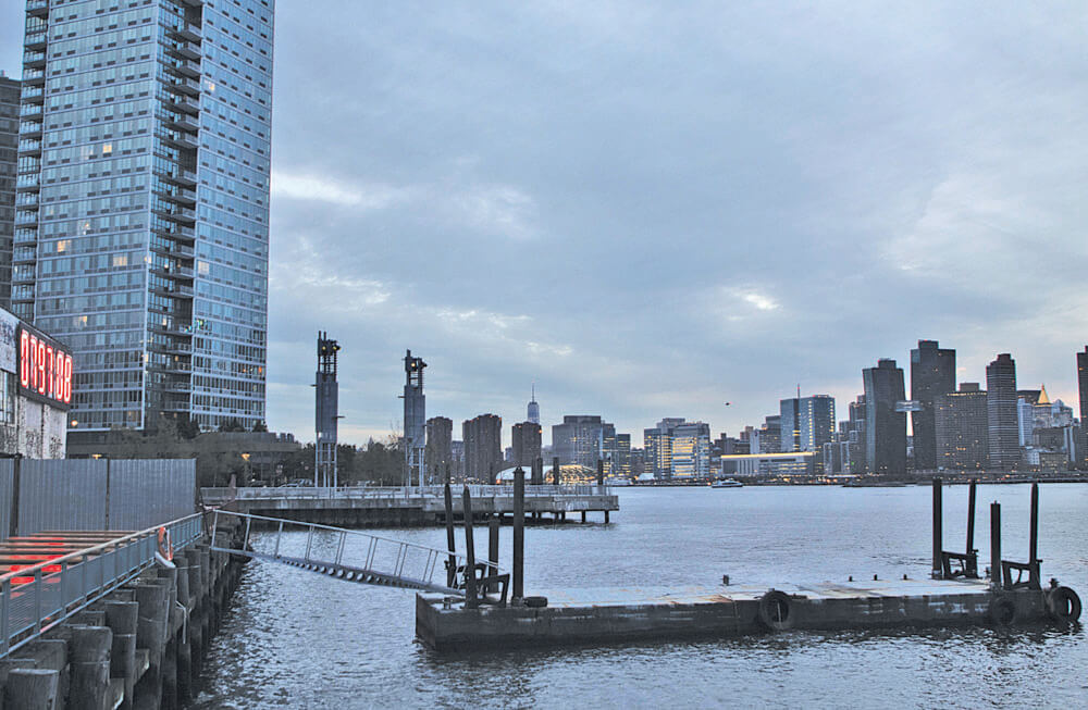 The mouth of the Anable Basin in Long Island City, where Amazon will develop its HQ2 campus in partnership with local real estate companies.