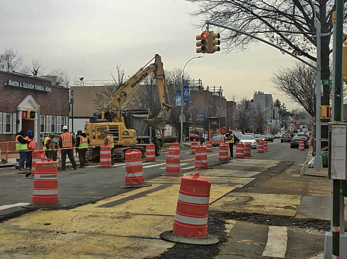 Nearby street construction forces water outage affecting Bayside businesses