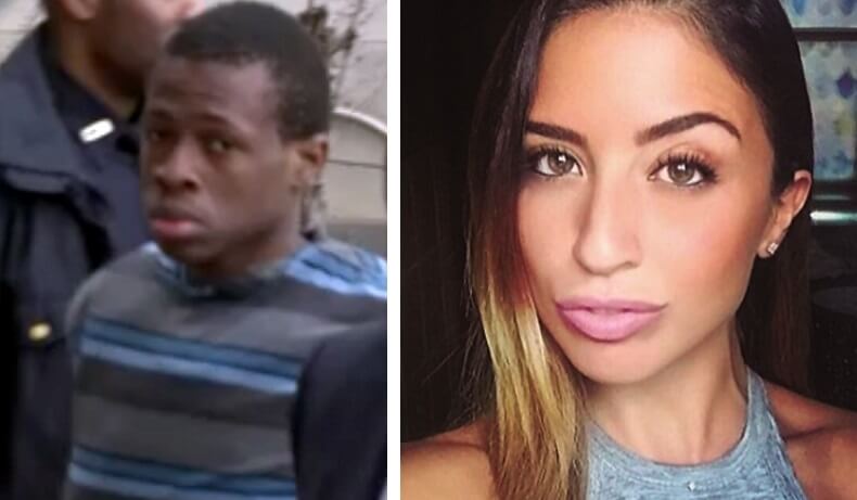 A judge declared a mistrial on Nov. 20 in the case of Chanel Lewis (left), who's accused of murdering Karina Vetrano (right) in Howard Beach on Aug. 2, 2016.