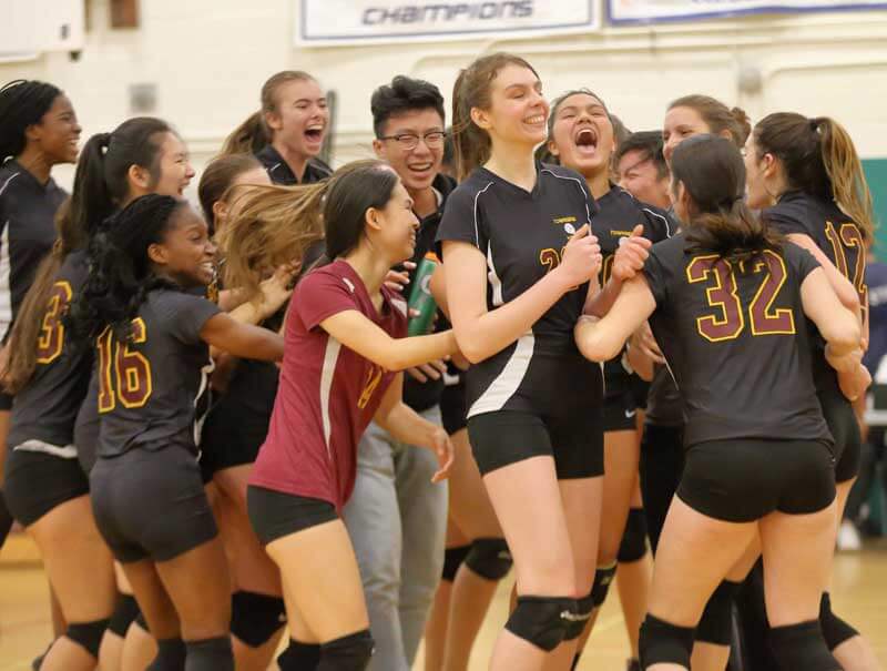 Townsend Harris volleyball cruises to victory