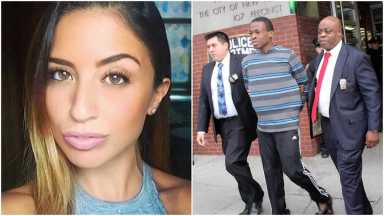 Chanel Lewis (right) has been convicted of murdering Karina Vetrano in Howard Beach on Aug. 2, 2016