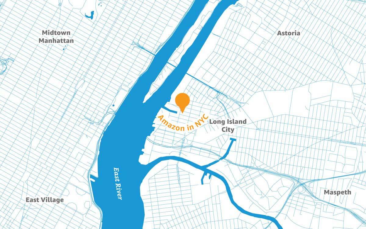Amazon will partner with Plaxall to build HQ2 in Long Island City