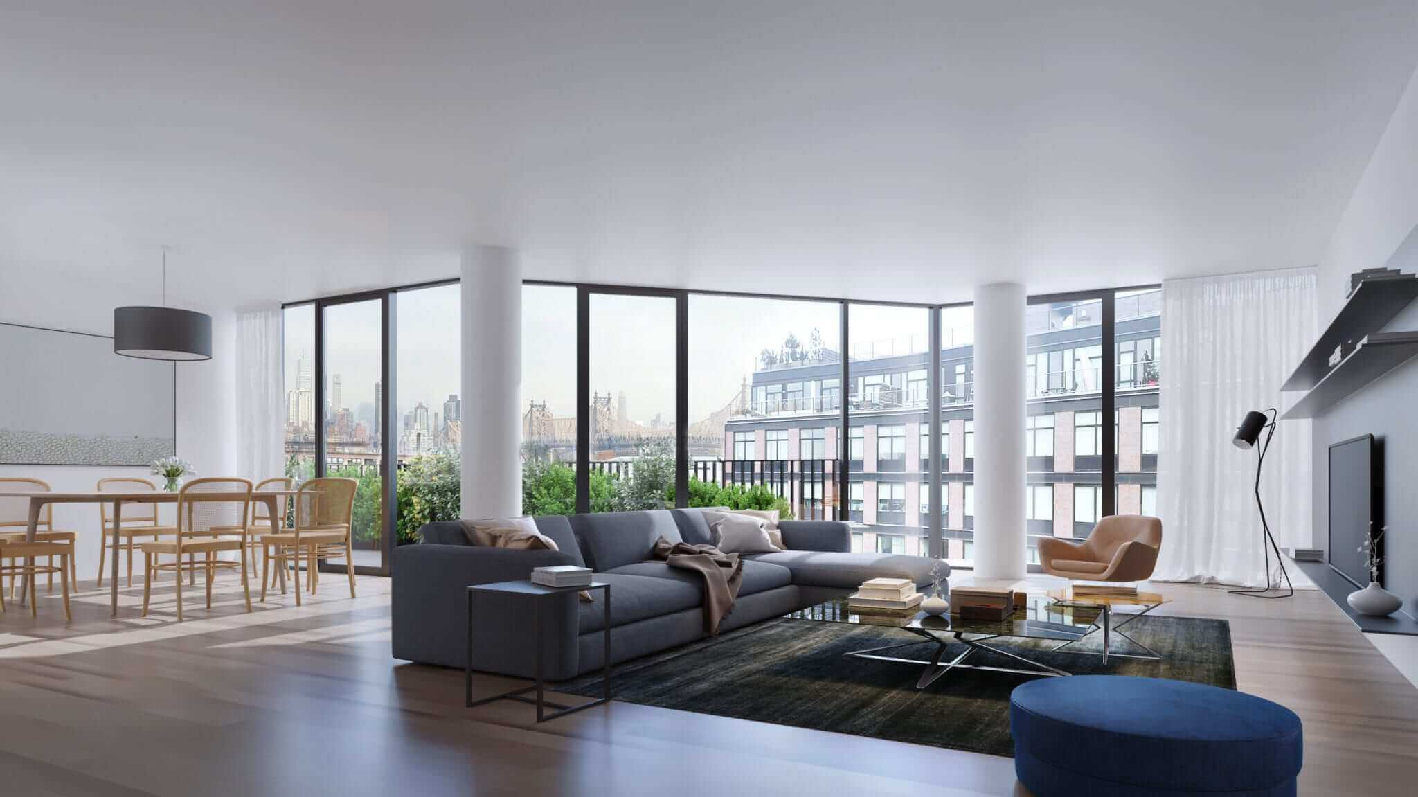 Architect Designed Long Island City Condo With Roof Deck Parking