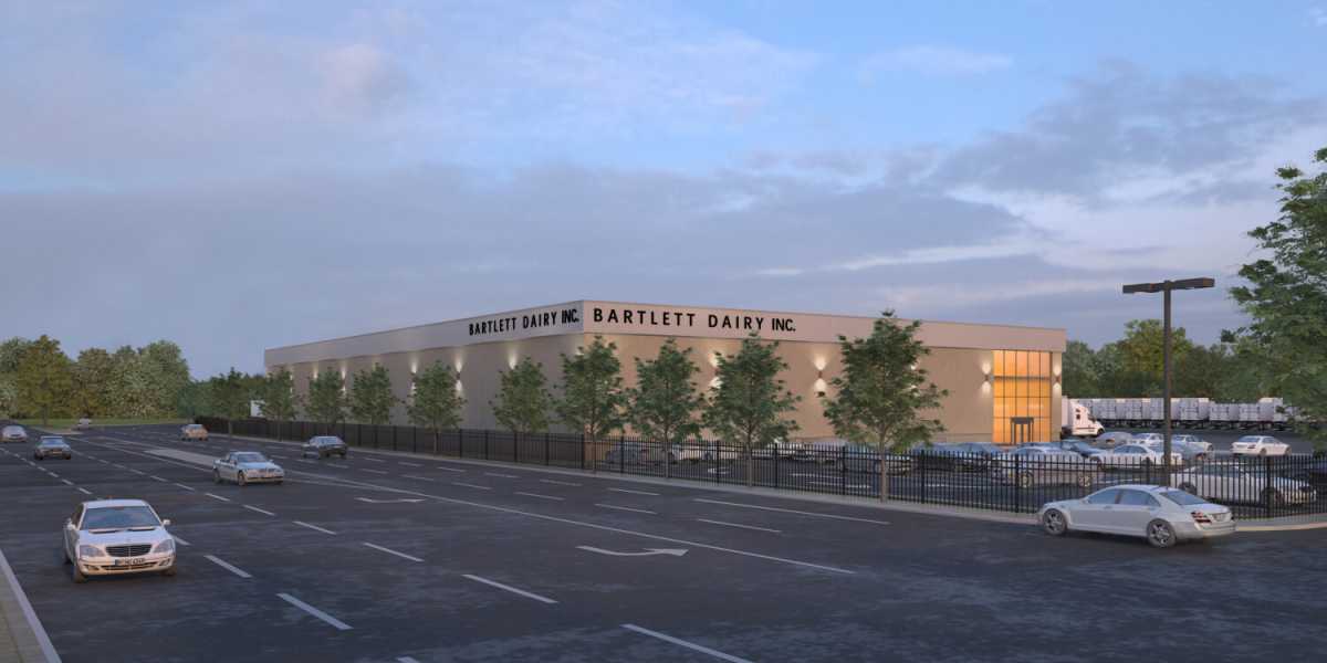 Rendering of Bartlett Dairy.