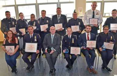 Top cop at Richmond Hill’s 102nd Precinct honored by ASPCA for fighting animal cruelty
