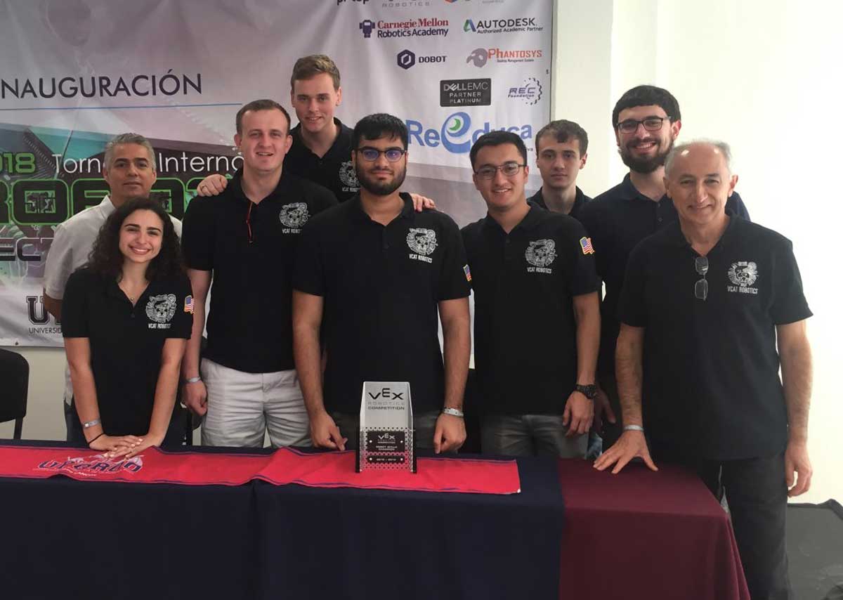 East Elmhurst’s Vaughn College earns first place recognition at International Vex U Competition
