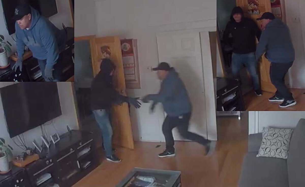 Burglars caught on camera walking through Whitestone home before stealing valuables