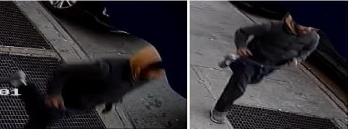 Images of the suspect behind a Jan. 12 vehicle break-in on Jefferson Avenue in Ridgewood.