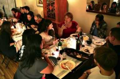 Dinner with friends