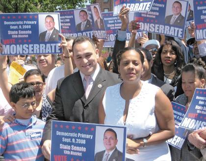 Monserrate opens Senate bid