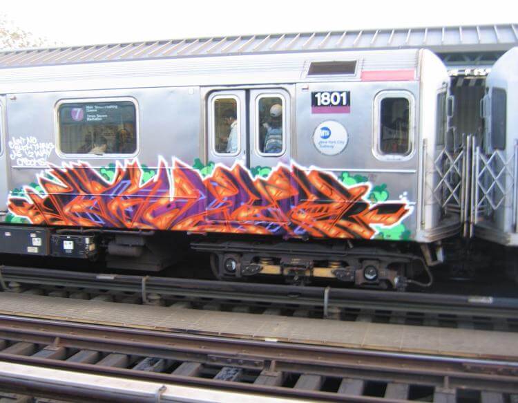 Accused boro tagger, pal charged in MTA graffiti