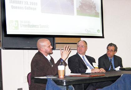 Businesses learn how to go green at Queens College summit