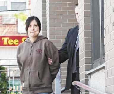 Baby left at Holly Avenue doorway