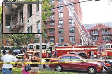 Burned out tenants seek Red Cross help