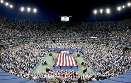 USTA weighs roof on tennis center, denies Islanders talk