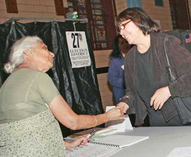 Newcomers crash Queens Dem party