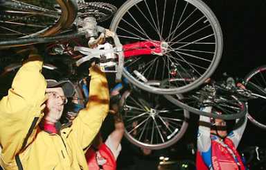 Cyclist mourned in Woodside