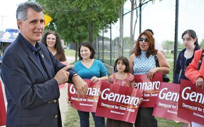 Gennaro makes his run against Padavan official