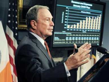 Mayor brandishes budget ax