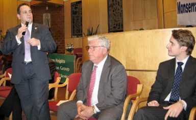 Exâˆ’MTA chairman talks tolls, tax in Jackson Heights