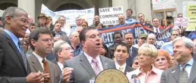 Marshall opposes cuts to community boards