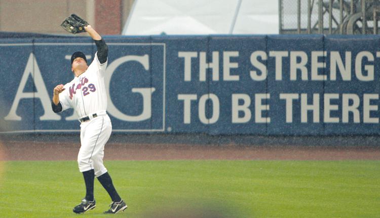 Mets auction off AIG Shea ad sign