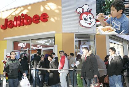 Hundreds flock to Woodside for taste of Filipino fast food