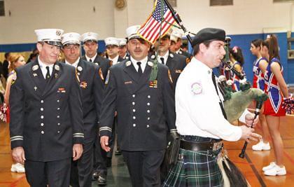 School honors Woodside firefighter