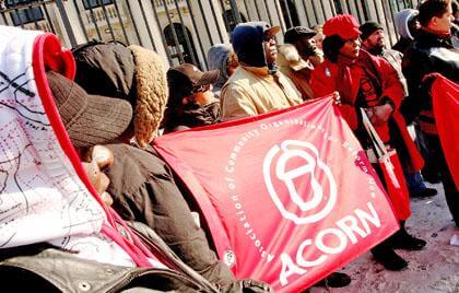 ACORN crashes foreclosure auction