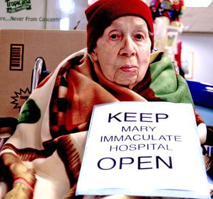 Mary Immaculate, St. John’s hosptials seek cash to stay alive