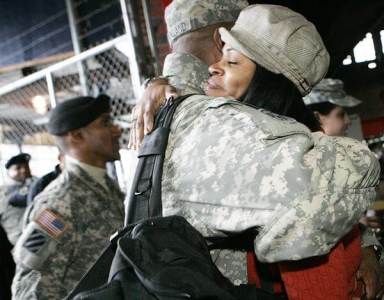 Queens troops’ return from Afghanistan thrills families