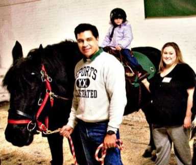 Sunnyside children saddle up for special horse ride
