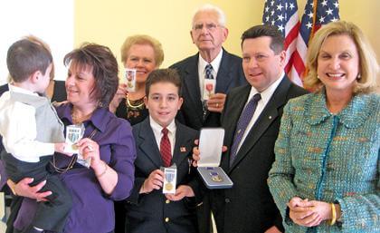 WWII vet from LIC receives Purple Heart posthumously