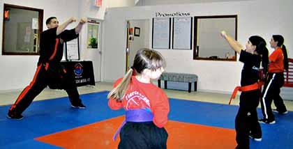 Whitestone dojo caters to pupils of all ages