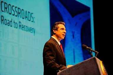 Cuomo proposes cuts to education, Medicaid