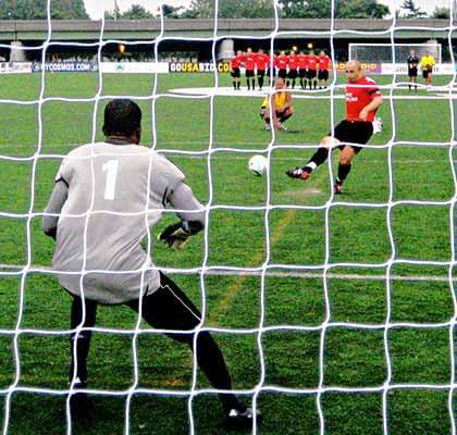 Poles cheer on winning soccer team at Al Oerter in Flushing