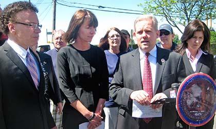 Speed humps to thwart dragsters