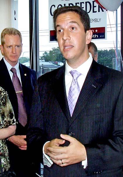 Goldfeder starts campaign from Howard Beach HQ
