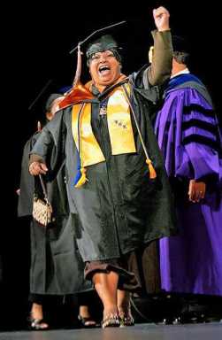 LaGuardia CC class graduates