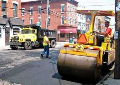 Vernon Boulevard in LIC repaved to fill deep potholes