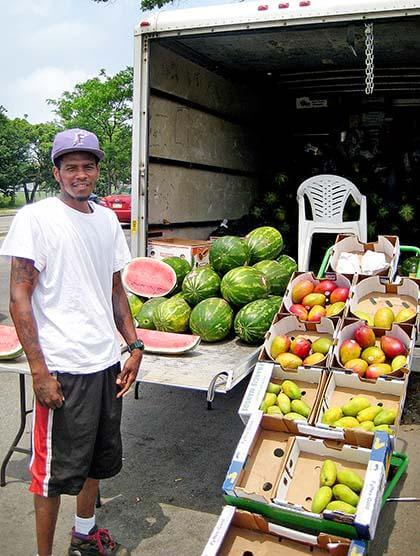 College Point Boulevard watermelon truck a family operation